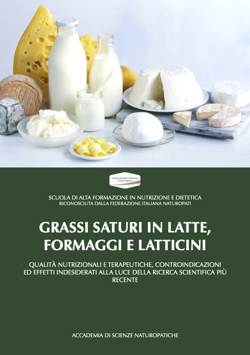 GRASSI SATURI NEL LATTE, FORMAGGI E LATTICINI