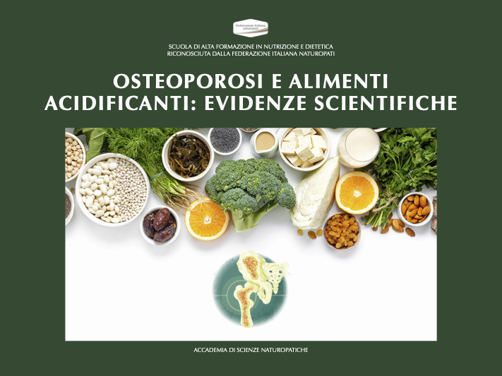 OSTEOPOROSI E ALIMENTI ACIDIFICANTI