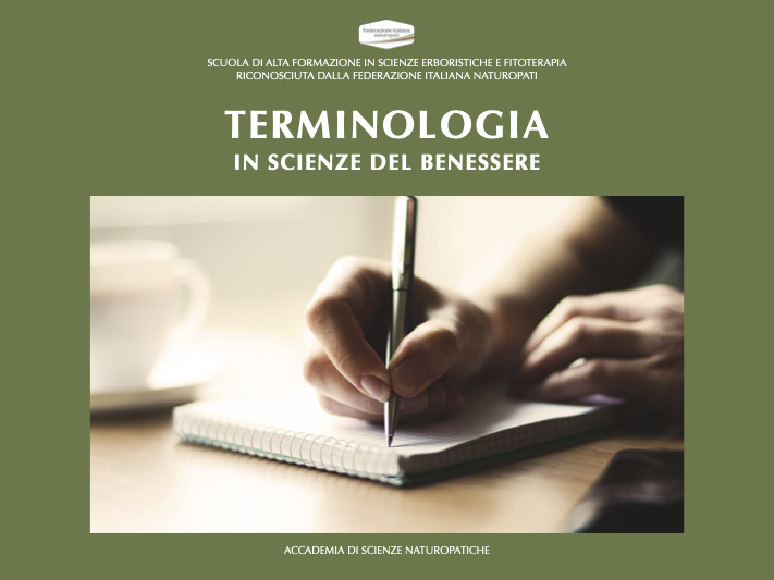 TERMINOLOGIA in scienze erboristiche