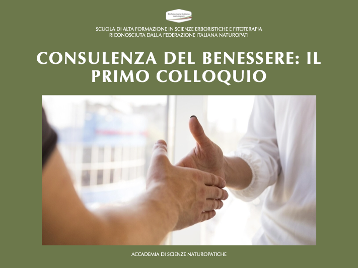 CONSULENZA DEL BENESSERE: IL PRIMO COLLOQUIO