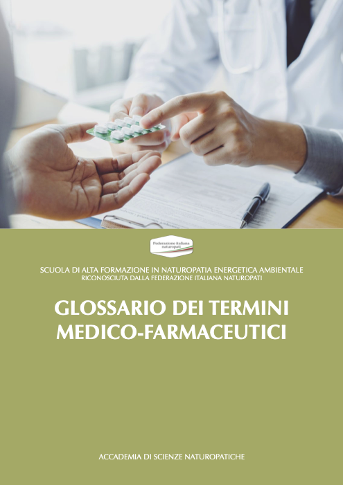 GLOSSARIO DEI TERMINI MEDICO-FARMACEUTICI